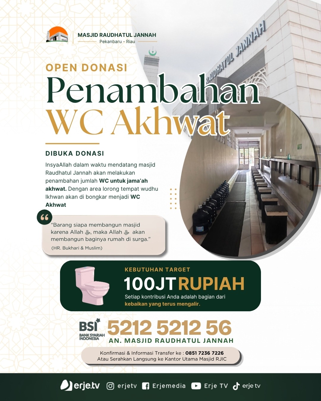 Flyer Penambahan WC Perempuan